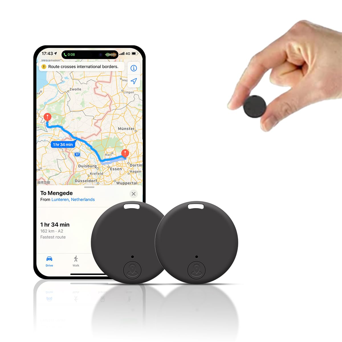 Xiaomi GPS Tracker Bluetooth 5.0 Anti-Lost GPS Mini Device Pet, Kids, Bag, Wallet Tracking For IOS, Android Smart Finder Locator