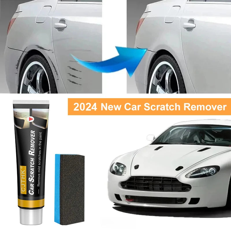 Car polishing paste with sponge