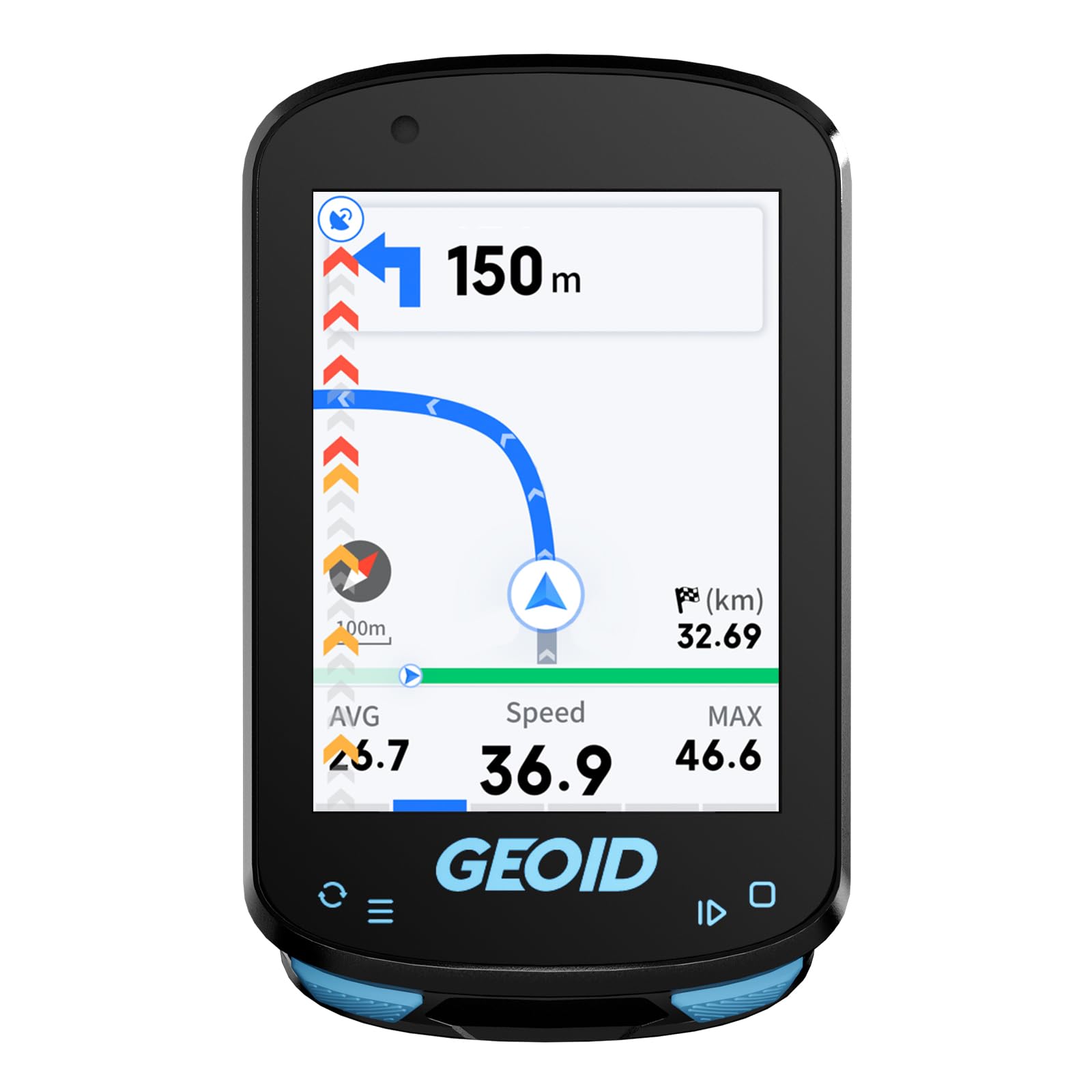 GPS cycling speedometer