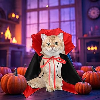 Pet Halloween Vampire Cape Costume for Cats and Dogs – Funkarr UK