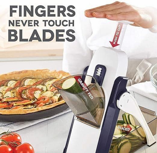 4-in-1 adjustable mandoline slicer for vegetables