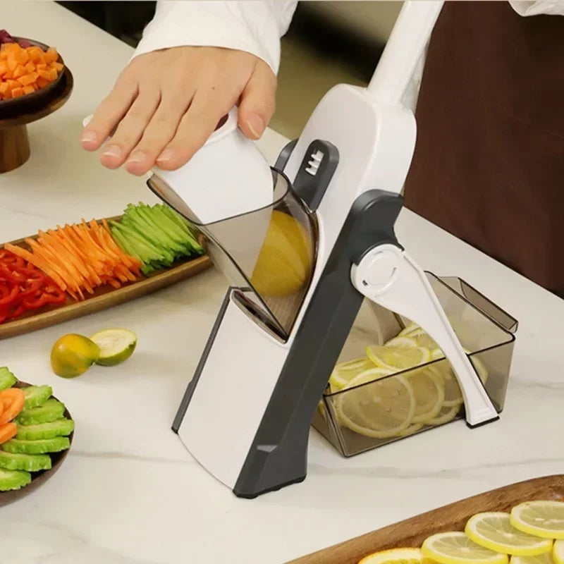 kitchen mandoline slicer with adjustable blades