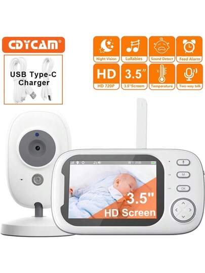Baby Monitor with Night Vision and Two-Way Audio