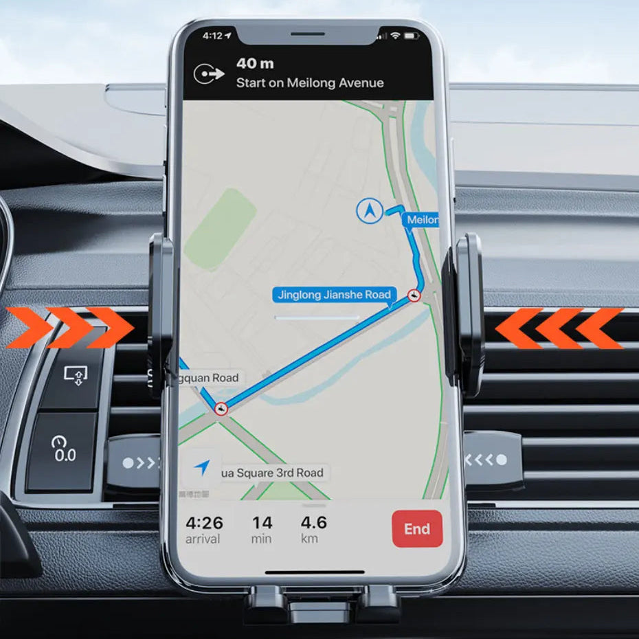 Magnetic 360° Car Phone Holder | Universal Dashboard & Windshield Mount (SEAMETAL)