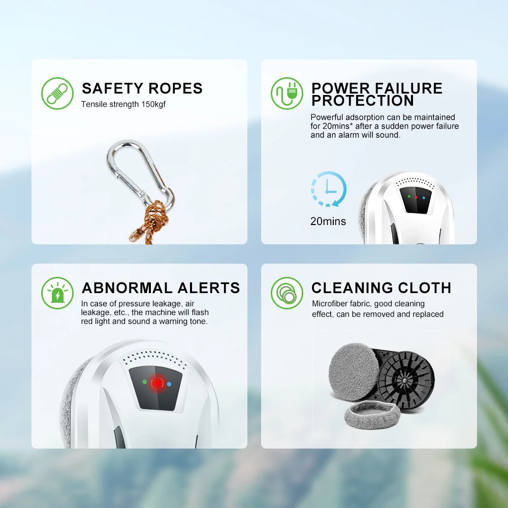 Automatic window cleaning device