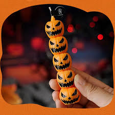 Halloween Aromatherapy Candles Spooky Skull Bone Fingers Pumpkin Candle 3D Flame Candles Festival Home Decoration Gifts