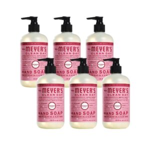 Mrs. Meyer’s Clean Day Peppermint Liquid Hand Soap – 12.5 fl oz Bottles (Pack of 6)