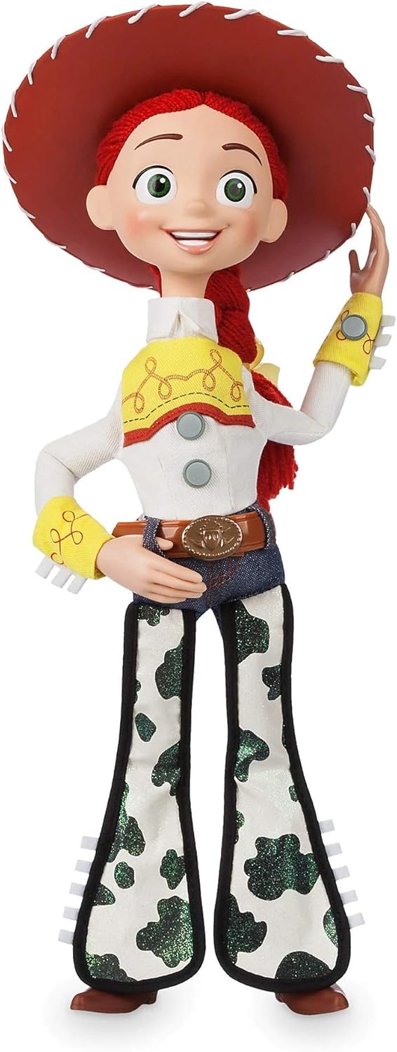 Disney Store Official Jessie Interactive Talking Action Figure from Toy Story – Features Sounds and Phrases from The Movies, Interacts with Other Figures and Toys