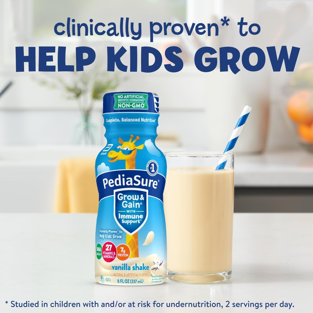 PediaSure Grow & Gain Kids’ Nutritional Shake with Immune Support